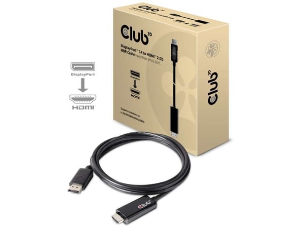 Club 3D - Videokonverterare - DisplayPort - HDMI