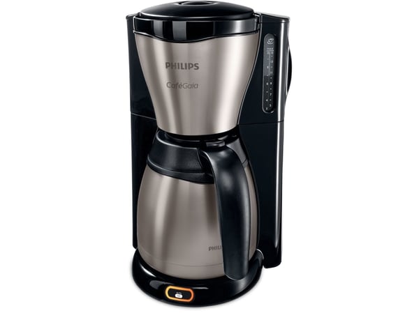 Philips Café Gaia HD7548 - Kaffemaskin - 15 kopper - metall/svart