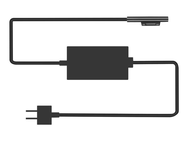 CoreParts - Strømadapter - 30 watt - for Microsoft Surface Book, Laptop, Laptop 2, Laptop 3, Pro 3, Pro 4, Pro 5, Pro 6, Pro 7, Pro 7+, Pro 8, Pro ...