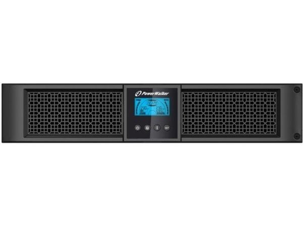 PowerWalker VI 1000RT HID - UPS (rackmonterbar/extern) - AC 220/230/240 V - 900 Watt - 1000 VA - 7 Ah - RS-232, USB - utgångskontakter: 8 - 2U - 19...