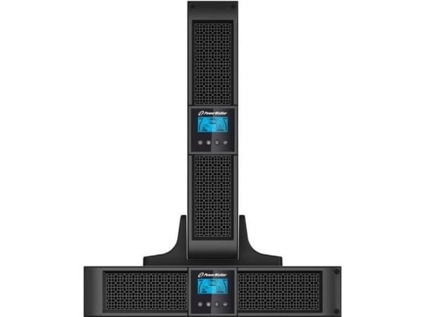 PowerWalker VI 1000RT HID - UPS (rackmonterbar/ekstern) - AC 220/230/240 V - 900 watt - 1000 VA - 7 Ah - RS-232, USB - utgangskontakter: 8 - 2U - 1...