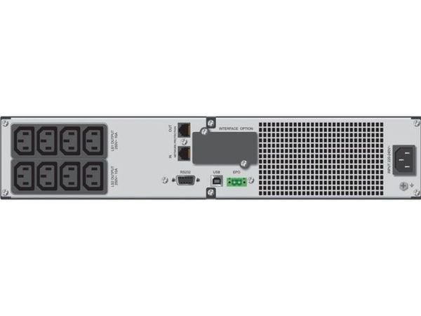 PowerWalker VI 1000RT HID - UPS (rackmonterbar/extern) - AC 220/230/240 V - 900 Watt - 1000 VA - 7 Ah - RS-232, USB - utgångskontakter: 8 - 2U - 19...