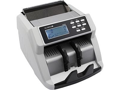 Olympia 947730560 Automatisk pengeteller Seddeloppteller svart - grå (947730560)