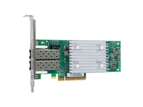 QLogic 16Gb FC Dual-Port HBA (Enhanced Gen 5) - Vertbussadapter - PCIe 3.0 x8 lav profil - 16Gb Fibre Channel x 2 - for ThinkSystem SR250; SR530; S...