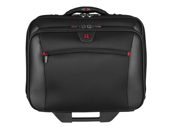 Wenger POTOMAC 2-Piece Business Set with Comp-U-Roller - Notebookbæreveske - 17" - svart - med 15.4" Laptop Case