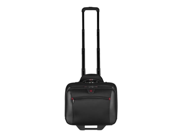 Wenger POTOMAC 2-Piece Business Set with Comp-U-Roller - Notebookbæreveske - 17" - svart - med 15.4" Laptop Case