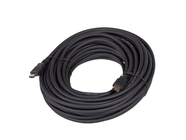 Akyga - HDMI-kabel med Ethernet - HDMI hann til HDMI hann - 20 m - svart
