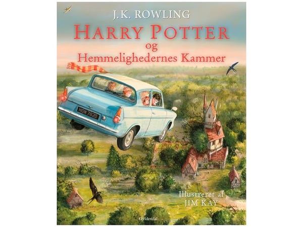 Harry Potter 2 - Harry Potter och hemligheternas kammare (illustrerad) | Språk: Danska