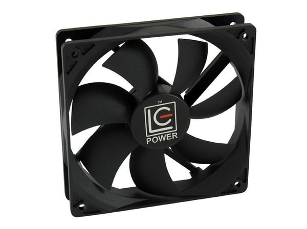 LC Power - Kabinettvifte - 120 mm - svart