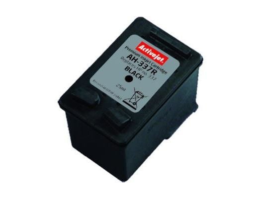 Activejet AH-337R muste (korvaava HP 337 C9364EE; Premium; 25 ml; musta)