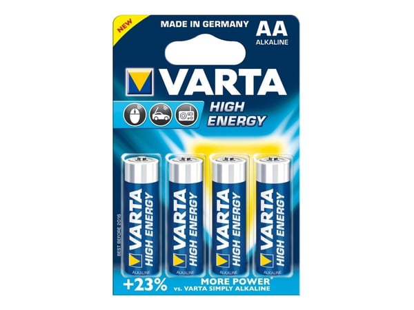 Varta High Energy 04906 - Batteri 4 x AA-type - Alkalisk