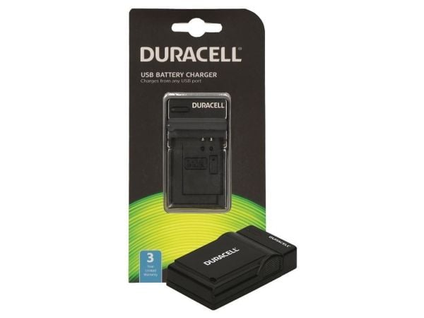 Duracell - USB-batterilader - 1 x batterier lader - svart - for Fujifilm NP W126