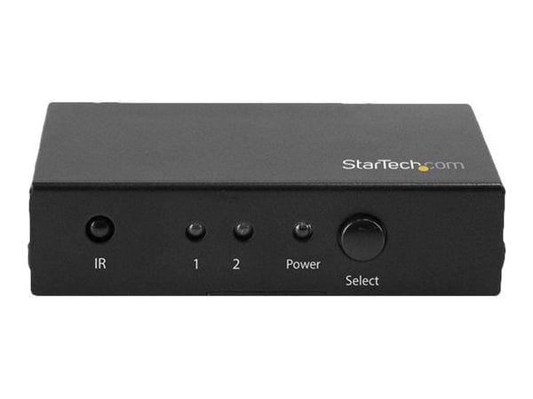 StarTech.com VS221HD20, HDMI, Musta, 60 Hz, 1280 x 720 (HD 720), 1920 x 1080 (HD 1080), 1920 x 1200 (WUXGA), 2560 x 1600 (WQXGA), 3840 x 2160, Teho...