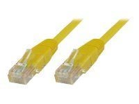 MicroConnect - Nettverkskabel - RJ-45 (hann) til RJ-45 (hann) - 20 m - UTP - CAT 5e - med støvel, flertrådet - gul