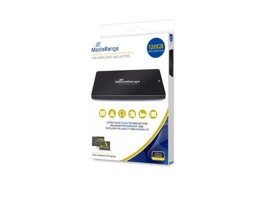 MediaRange MR1001 - SSD - 120 GB - intern - 2.5" - SATA 6Gb/s - svart