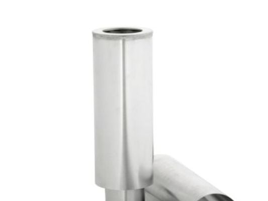 Faldrørsinddækning 110mm - zink Faldrørsinddækning 110mm - zink