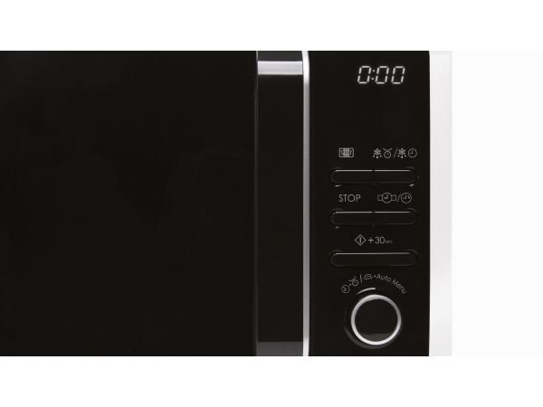 Sharp Home Appliances R-243W, Pöytämalli, Solo-mikroaaltouuni, 20 L, 800 W, Sisäänrakennettu näyttö, Painikkeet, Rotaatio
