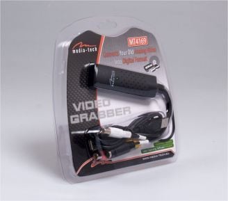Media-Tech VIDEO GRABBER MT4169 - Videokaappaussovitin - USB 2.0 - NTSC, PAL, SECAM L
