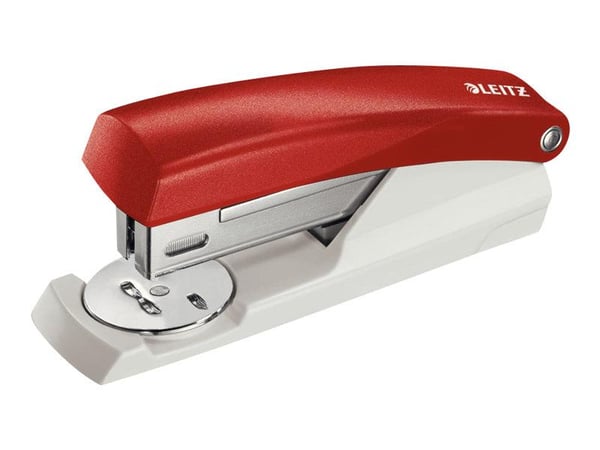 Leitz NeXXt - Stiftemaskin - 25 ark / 2.5 mm - 24/6, 26/6 - plast, metall - rød