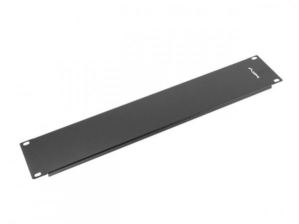 Lanberg - Täckpanel - RAL 9004, svart - 2U - 19"