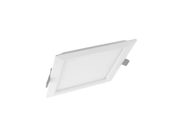LEDVANCE DOWNLIGHT SLIM - Wall/ceiling recessed lamp - LED - 6 W - varmt hvitt lys - 3000 K - kvadrat - hvit