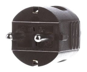 Bachmann 910.470, Tyyppi F, Ruskea, Muovi, 250 V, 16 A