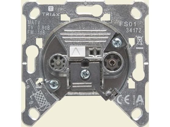 Triax FS 01 - Pistorasia - IEC-liitin X 2