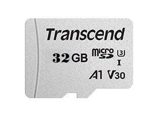 Transcend 300S - Flashminnekort (adapter inkludert) - 32 GB - UHS-I U1 / Class10 - microSDHC UHS-I