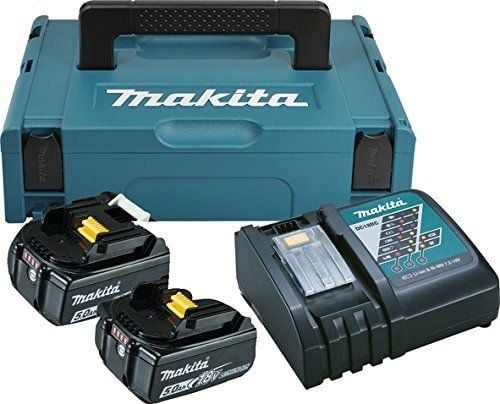 Makita PowerPack LXT - Batterilader + batteri 2 x - Li-Ion - 5 Ah - 90 Wh - for Makita DHP482ZJ