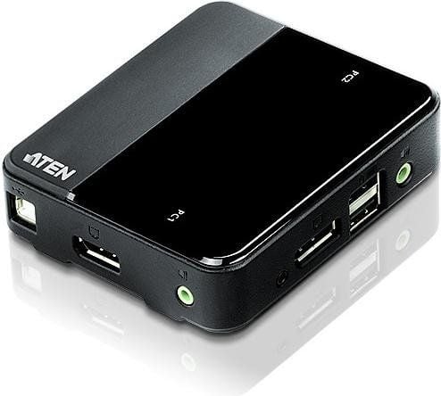 ATEN CS782DP - KVM / lyd / USB-svitsj - 2 x KVM/lyd/USB - 1 lokalbruker - stasjonær