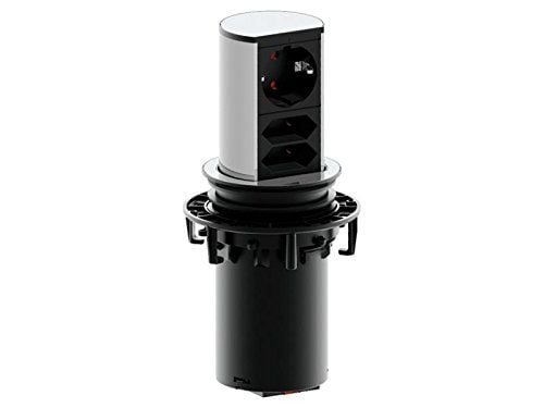 Bachmann ELEVATOR - Pistorasia - AC 250 V - lähtöliittimet: 3 - 2 m - Saksa - musta, alumiini