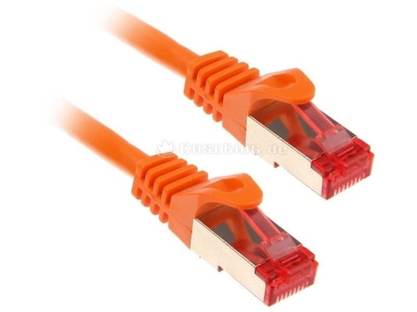 Goobay 91606, 2 m, Cat7, S/FTP (S-STP), RJ-45, RJ-45, Oransje