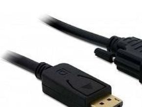 Delock - DVI-kabel - DisplayPort (hann) til DVI-D (hann) - 5 m - tommelskruer