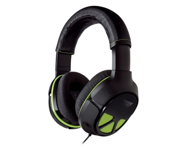 Turtle Beach XO Three, Koblet med ledninger (ikke trådløs), Spilling, 20 - 20000 Hz, Hodesett, Sort, Grønn