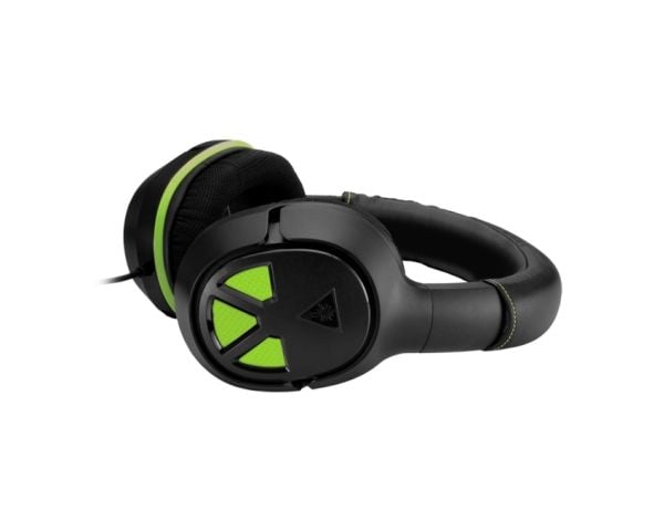Turtle Beach XO Three, Koblet med ledninger (ikke trådløs), Spilling, 20 - 20000 Hz, Hodesett, Sort, Grønn