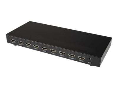 StarTech.com ST128HD20, HDMI, 8x HDMI, 3840 x 2160 pikseliä, Musta, 4K Ultra HD, 60 Hz