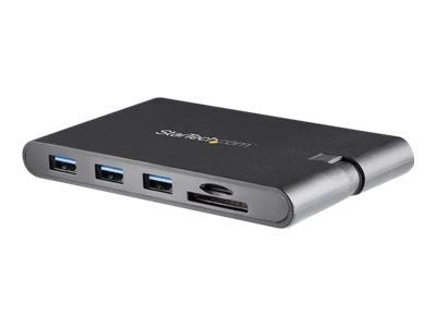 StarTech.com USB C-multiportadapter - USB Type-C-mini dockningsstation med HDMI 4K eller VGA 1080p video - 100W Pass-through strömförsörjning, 3-po...