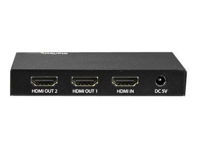 Startech HDMI Splitter - 2-Port - 4K 60Hz - HDMI Splitter 1 In 2 Out - 2 Way HDMI Splitter - HDMI Port Splitter (ST122HD202) - Video/lyd-splitter -...