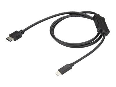 StarTech.com USB C til eSATA-kabel - 3 fot / 1m - 5Gbp - For HDD / SSD / ODD - Ekstern harddiskadapter - USB 3.0 til eSATA-konverter (USB3C2ESAT3) ... StarTech.com USB C til eSATA-kabel - 3 fot / 1m - 5Gbp - For HDD / SSD / ODD - Ekstern harddiskadapter - USB 3.0 til eSATA-konverter (USB3C2ESAT3) ...