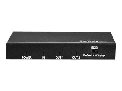 Startech HDMI Splitter - 2-Port - 4K 60Hz - HDMI Splitter 1 In 2 Out - 2 Way HDMI Splitter - HDMI Port Splitter (ST122HD202) - Video/lyd-splitter -...