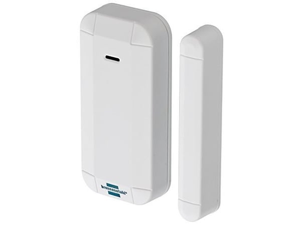 Brennenstuhl 1294250, Trådløs, RF kabel-fri, Hvit, 868.3 MHz, Dør/vindu, 100 m