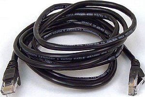 Goobay 96076, 0,25 m, Cat5e, F/UTP (FTP), RJ-45, RJ-45, Sort