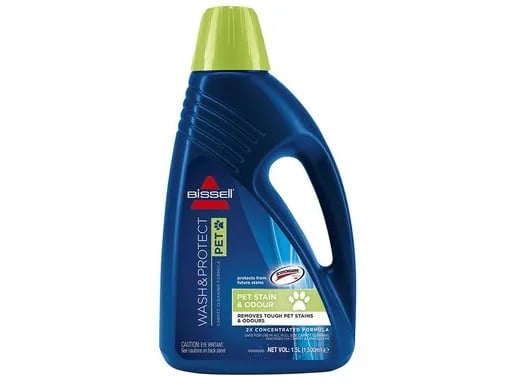 BISSELL Wash & Protect Pet - Renser / luktfjerner - væske - flaske - 1.5 L - frisk - konsentrert - blank