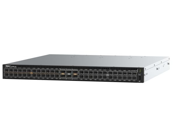 Dell Networking S4148F-ON - Switch - L3 - Styrt - 48 x 10 Gigabit SFP+ + 4 x 100 Gigabit QSFP28 + 2 x 40 Gigabit QSFP+ - front til bakside-luftflyt...