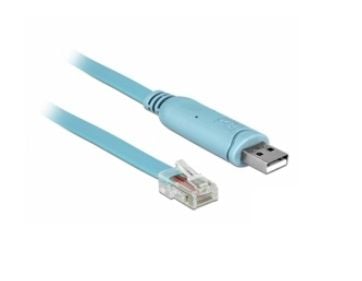 DeLOCK 63289, USB A-tyyppi, RJ-45, Sininen, FTDI FT232RL, 256 B, Muovipussi
