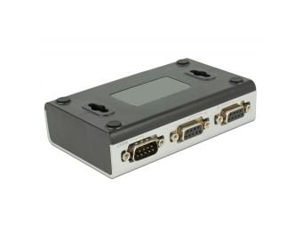 Delock - Switch - 3 x seriell - stasjonær, veggmonterbar