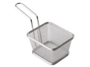 Serveringskurv Mini Friture 10x9x5.5 cm Rustfri stål,6 stk/pk