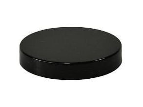 Låg Glossy 89mm PP Sort til PET dåse 110321/110322,100 stk/ps - (100 stk.)