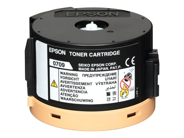 Epson 0709 - Svart - original - tonerpatron - for WorkForce AL-M200DN, AL-M200DN Double pack bundle ETD, AL-M200DW, AL-MX200DNF, AL-MX200DWF