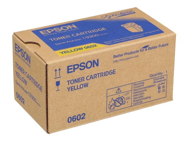 Epson - Gul - original - tonerpatron - for Epson AL-C9500DN; AcuLaser C9300D2TN, C9300D3TNC, C9300DN, C9300DTN, C9300N, C9300TN